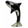 <p>Abraham Palatnik - Grande Orca em preto e branco - Resina - 25 alt x 13 larg (cm) - ass. na peça</p>
