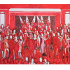 <p>David Dalmau - Baile em vermelho - Óleo sobre tela - 167 alt x 190 larg (cm) - acid</p>