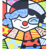 <p>Romero Britto - Palha&ccedil;o - Acr&iacute;lica sobre tela - 30 alt x 25 larg - Obra com selo da Galeria Romero Britto no verso.</p>