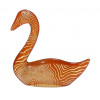 <p>Abraham Palatnik - Cisne alaranjado - Resina - 18 alt x 18 larg&nbsp;</p>