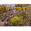 <p>S&eacute;rgio Telles - Montmartre - Paris - &Oacute;leo sobre tela - 55 alt x 73 larg - acid - 1990</p>