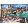 <p>S&eacute;rgio Telles - Veneza - &Oacute;leo sobre tela - 38 alt x 55 larg - acid - 1991</p>