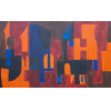<p>Alice Brill - Composi&ccedil;&atilde;o Geom&eacute;trica - &Oacute;leo sobre tela - 73 alt x 119 larg - acid - 1969</p>