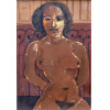 <p>&nbsp;Jo&atilde;o C&acirc;mara - Figura Feminina - &Oacute;leo sobre cart&atilde;o colado em placa - 100 alt x 70 larg (cm) - acse - 1971</p>