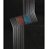 <p>Lothar Charoux - Linha branca, azul e vermelha - Litografia - 78 alt x 52 larg - acid - 1973 - Tiragem 54/100</p>