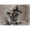 <p>Marcelo Grassmann - Guerreiro - Técnica mista sobre papel - 35 alt x 50 larg (cm) - acid - 1978</p>