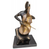 <p>Sara Rosenberg - Violoncelo - Escultura em bronze - 35 alt x 14 larg x 16 prof (cm) - ass. na pe&ccedil;a</p>