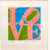 <p>Robert Indiana - Love - Serigrafia - 51 alt x 47 larg (cm) - acid - 160/200</p>