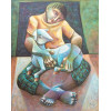 <p>Ad&eacute;lio Sarro - Sonho Passado - &Oacute;leo sobre tela - 100 alt x 80 larg (cm) - acid e verso - 1992</p>