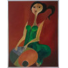 <p>Aldemir Martins - Rendeira - &Oacute;leo sobre tela - 80 alt x 60 larg (cm) - acid - 1972</p>