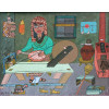 <p>Neuton&nbsp;de Andrade - Fiandeira - &Oacute;leo sobre tela - 50 alt x 60 larg (cm) - acie - 1962</p>