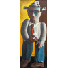 <p>Inos Corradin - Menino com chap&eacute;u de Arlequim - &Oacute;leo sobre tela - 100 alt x 40 larg (cm) - acid e verso - 1975 - Paris</p>