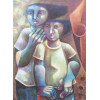 <p>Ad&eacute;lio Sarro - Sonhos do vento - &Oacute;leo sobre tela - 70 alt x 50 larg (cm) - acid e verso - 1992</p>