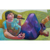 <p>Ad&eacute;lio Sarro - Ber&ccedil;o de Areia - &Oacute;leo sobre tela - 50 alt x 80 larg (cm) - acid e verso - 1996</p>