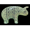 <p>Abraham Palatnik - Elefante verde mar - Resina - 10 alt x 16 larg (cm) - ass. na pe&ccedil;a</p>