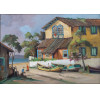 <p>Omar Pellegatta - Casa de Praia - &Oacute;leo sobre tela - 50 alt x 70 larg (cm) - acie</p>