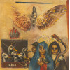 <p>Miguel Gontijo - Morte do poeta, série Auto-biografia não autorizada - 1999 - Acrílica sobre tela - Assinado canto inferior esquerdo - 42 x 42 cm. Coleção Segismundo Marques Gontijo, Belo Horizonte.</p>