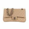 Chanel - Classic Double Flap Lambskin - Alça de ombro - Couro Lambskin - 16 x 25 x 6 cm. Bom estado de conservação. Certificado emitido por Entrupy. 