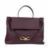 Bottega Veneta - Ciao Ciao Barolo - Alça de mão e alça de ombro regulável e removível - Couro - 25 x 34 x 14 cm. Excelente estado de conservação. Possui dusty bag. Certificado emitido pelo Entrupy.