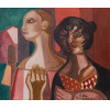 <p>Emiliano Di Cavalcanti - Figuras femininas - 1974 - Óleo sobre tela - Assinado canto inferior direito - 55 x 75 cm.</p>