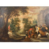 <p>Autor n&atilde;o identificado (Pintor flamengo, seguidor de RUBENS, Peter Paul, ou ateli&ecirc; de RUBENS, Peter Paul) - (Encontro de Abr&atilde;o e Melquisedeque) ou (Encontro de Carlos Magno com Le&atilde;o I) S&eacute;culo 17 &Oacute;leo sobre cobre 65,0 x 86,5 cm, 82,0 x 104,5 cm (moldura)</p>