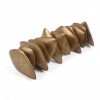 <p>Autor não identificado - S/T - escultura em bronze,articulada, monogramada AB - 8 X 22 X 8 cm.</p>
