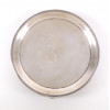 <p>Salva em prata lisa não contrastada - Séc. XIX - 18 cm diâm.</p>