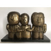 <p>Inos Corradin, Família, Escultura Bronze, 25x35</p>