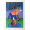 <p>Inos Corradin - Dançando na chuva - Serigrafia P/A - 70x50 - Acid</p>
