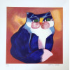 <p>Aldemir Martins - Gato Buchecha - Serigrafia - 50x50 - Acid - Edição Postutuma</p>