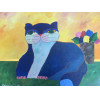 <p>Aldemir Martins - Gato Azul - ast - 60x80 - Acompanha certificado do instituto Aldemir Martins - Assinada</p>
