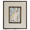 <p>Aldemir Martins, Gato, Acrílico sobre cartão, 30x22, Acie, Belas Artes</p>