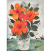 <p>Marysia Portinari, Flores com paisagem, Óleo Sobre Tela, 24x18, Dec.80/90</p>