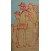 <p>Fulvio Pennacchi, Família, Técnica Mista, 27x15, Dec.70</p>