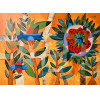 <p>Renot, Pássaro e flora, Gicle sobre tela 1/1, 80x100, Ass.na chapa</p>
