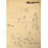<p>Aldemir Martins (1922-2006). Paisagem . Grafite sobre papel. 22 x 15 cm. Acompanha certificado do Instituto Aldemir Martins. Sem moldura</p>