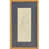 <p>14- Fúlvio Pennacchi (1905-1992). São Francisco. Caneta esferográfica. 20,5 x 8,5 cm. 1984. Medida total com a moldura: 30 x 18 cm</p>
