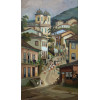 <p>78- Omar Pellegatta (1925-2001). Procissão. Óleo sobre tela. 150 x 80 cm. Sem moldura</p>