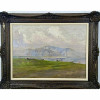 <p>José Marques Campão - Paisagem com Casario - Óleo sobre tela - 73 x 54 – 1938</p>