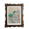 <p>José Marques Campão - Paisagem com Casario - Aquarela - 33x24 – 1930</p>