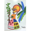 <p>Kennedy Bahia – Baiana – Tecnica Mista – 70x50 - Acid</p>