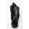 <p>Victor Brecheret (1894-1955). Beijo. Escultura em bronze. 33 cm de altura. C. 1933. Acompanha certificado de Sandra Brecheret.</p>