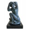 <p>Bruno Giorgi (1905-1993). Mulher com mão na cabeça. Escultura de bronze. 15 x 20 x 29 cm de altura (escultura). Base: 20 x 20 x 5 cm de altura. Déc. 70. Acompanha certificado da Arte Infinita.</p>