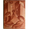 <p>Antonio Gomide - 57x43 - Sanguínea Sobre Cartão</p>