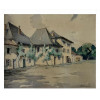 <p>José Marques Campão - Casario - aquarela sobre papel - 39 x 46 cm - a.c.i.d. 1931</p>