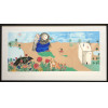 <p>Cícero Dias - Casal no jardim - Serigrafia - Ass.inf.esq - 62/200 - 38x80</p>