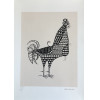 <p>Aldemir Martins - Galo - Serigrafia 71/100 - 70x50 - Acid - Edição Postutuma</p>