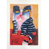 <p>Aldemir Martins - Gato - Serigrafia 104/120 - 50x70 - Acid - Edição Postuma</p>
