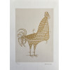 <p>Aldemir Martins - Galo - Serigrafia 25/100 - 50x35 - Acid - Edição Postutuma</p>
