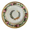<p>Prato raso do serviço da “Ilustríssima Câmara” também conhecido como “Fumo do café”. Porcelana de Paris do primeiro quartel do século XIX. 21,5 cm. Obra reproduzida no Livro Louça da Aristocracia no Brasil, por Jenny Dreyfus, página 207.</p>